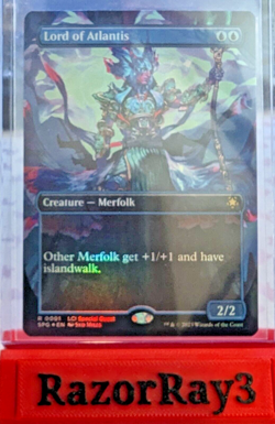 MTG. Lord of Atlantis. FOIL, Extended Art. #1. SPG Special Guests - Image 1