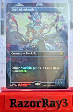 MTG. Lord of Atlantis. FOIL, Extended Art. #1. SPG Special Guests - Image 2