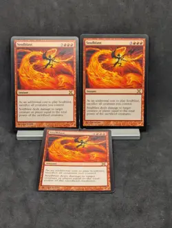 Soulblast X3 LP MTG Core Set 10th Edition Magic the Gathering - Image 1