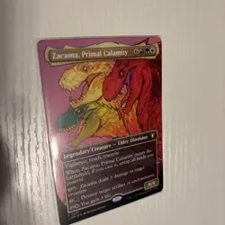 Mtg Zacama, Primal Calamity BORDERLESS - Commander Masters + Bonus Foils - Image 2