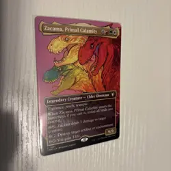 Mtg Zacama, Primal Calamity BORDERLESS - Commander Masters + Bonus Foils - Image 3