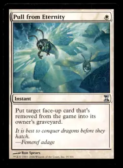 Pull from Eternity LP Light Play Time Spiral MTG [5964] - Image 1