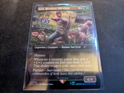 MTG Magic the Gathering FOIL Joel, Resolute Survivor Borderless SLD! - Image 1