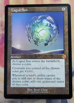Caged Sun MTG The Brothers' War Retro Artifacts (BRR) (NM) - Image 1