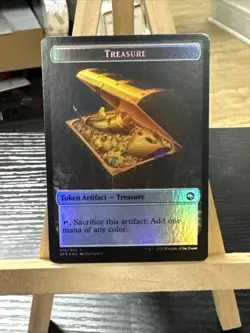 MTG *1x Vecna | Treasure foil double Sided Token* NM Adventures Forgotten Realms - Image 2