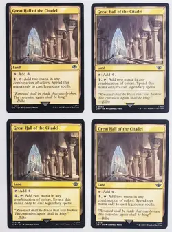 X 1 Great Hall of the Citadel Lord of the Rings NM-M Magic The Gathering - Image 1