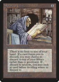 MTG Library of Leng Beta Magic the Gathering - Image 1