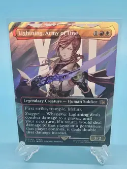 Lightning, Army of One (0545) (Borderless) (Surge Foil) 545 M FINAL FANTASY - Image 1