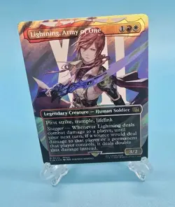 Lightning, Army of One (0545) (Borderless) (Surge Foil) 545 M FINAL FANTASY - Image 4