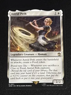MTG Universes Beyond: Doctor Who Astrid Peth 0011 NM Rare - Image 1