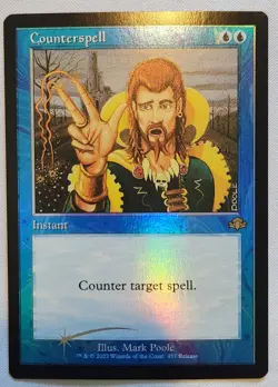 MTG Magic [x1] Counterspell [x1] FOIL RETRO Frame Launch Promo Dominaria M/NM - Image 1
