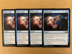 MTG 4x Mind Sculpt # 70 Core Set 2015 M15 Pauper Magic the Gathering x4 NM - Image 1