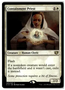 MTG Containment Priest - Commander 2014 Heavily Played English Playset (x4) - Image 1