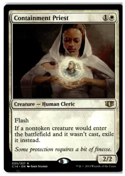 MTG Containment Priest - Commander 2014 Heavily Played English Playset (x4) - Image 3