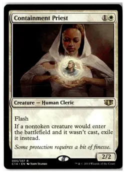 MTG Containment Priest - Commander 2014 Heavily Played English Playset (x4) - Image 5