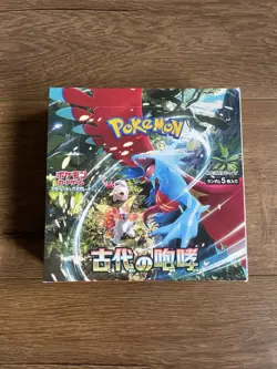 Pokemon Japanese Ancient Roar SV4K Booster Box Sealed Box No-Shrink 30 Packs - Image 1