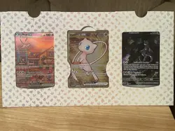 Pokemon TCG 151 UPC Promo Set Mew 053, Mewtwo 052, Metal Mew 205 New Sealed - Image 1