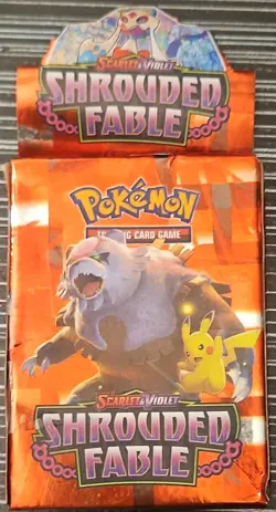 Pokemon TCG Scarlet & Violet Shrouded Fable Booster Box English Pikachu - Image 1