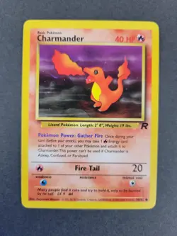 Pokemon TCG Charmander Team Rocket 50/82 Regular 1st Edition Common - Image 1