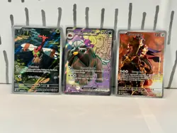 Pokemon TCG Destined Rivals IR Full Art Lot Zamazenta 201 Yanma 183 Arven - Image 1