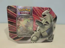Pokemon TCG Tyranitar V Strikers Factory Sealed 5-Pack Tin - Image 1