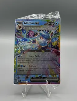 ❄Glaceon EX | 026/131 | STAMPED-SEALED | SV: PRE | Holiday Calendar | Pokemon❄ - Image 1