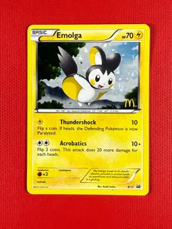 2012 Pokemon McDonald's Collection - Emolga #6/12 - Hologram - Image 1