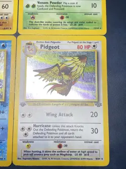 Vintage Pokemon Holo Lot - Machamp, Vaporeon, Pidgeot, Venomoth (WotC - Image 5