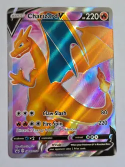 Charizard V SWSH050 Promo SWSH Black Star Pokemon NM - Image 1