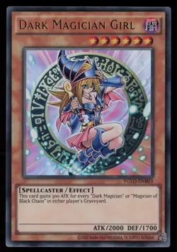 Yugioh Dark Magician Girl (B) YGLD-ENB03 Ultra Rare NM - Image 1