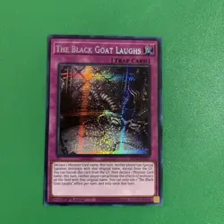 Yugioh! The Black Goat Laughs - MP25-EN057 - Prismatic Secret Rare - 1st Edition - Image 1