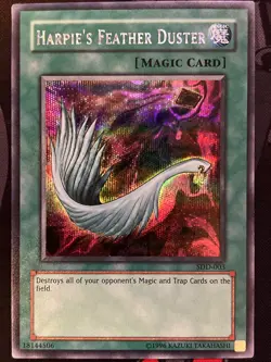 Harpie's Feather Duster SDD-003 Limited Edition Prismatic Secret Rare LP - Image 3