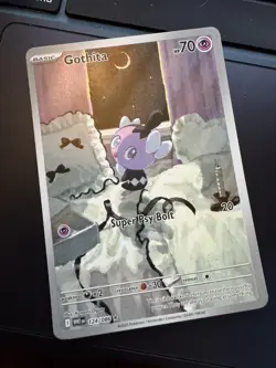 Gothita 124/086 White Flare Illustration Rare Pokemon Card - NM - Image 1
