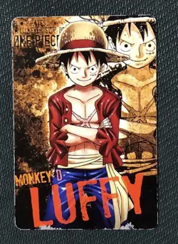 Monkey D. Luffy 001 One Piece Memorial Log Card Bandai Vintage🤠 - Image 1