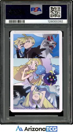 Pokemon 2017 Lillie & Lunala Queen Of Diamonds Pokemon Playing Cards PSA 10 - Image 2