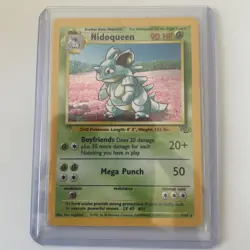 Nidoqueen Jungle Holo Pokemon Card Base Fossil WOTC - Image 1