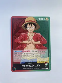 OP01-003 Monkey.D.Luffy Leader English One Piece TCG Card - Image 1