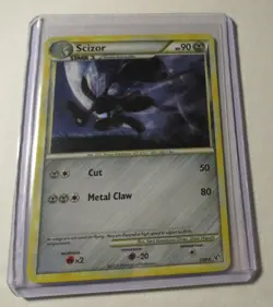 Pokemon TCG Undaunted Scizor Holo Card 7/90 Played 2010 HeartGold SoulSilver - Image 1