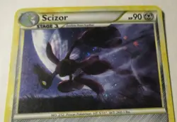 Pokemon TCG Undaunted Scizor Holo Card 7/90 Played 2010 HeartGold SoulSilver - Image 4