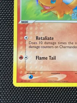 Charmander 48/100 Crystal Guardians Stamped Reverse Holo Pokemon Card LP/NM - Image 5
