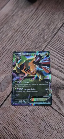 Pokemon Giratina-EX Dragon Exalted Holo Card 92/124 LP - Image 1