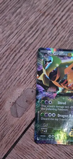 Pokemon Giratina-EX Dragon Exalted Holo Card 92/124 LP - Image 3