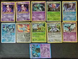 Lot Of 11 Vintage Pokemon Cards MP - HP 2011 - 2016 With Rares - Image 1