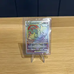 Pokemon Go Mewtwo VSTAR Rainbow Secret Rare TCG Card 079/078 - Image 1