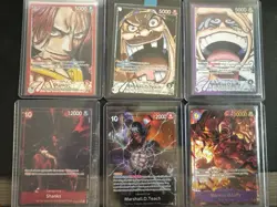 One Piece CARD GAME OP-09 eng SET Luffy, Shanks, Teach Leader Plus Alternative - Image 1
