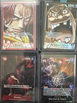 One Piece CARD GAME OP-09 eng SET Luffy, Shanks, Teach Leader Plus Alternative - Image 2