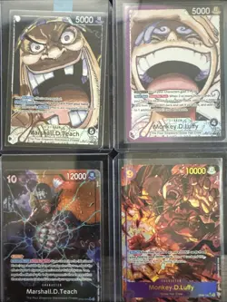 One Piece CARD GAME OP-09 eng SET Luffy, Shanks, Teach Leader Plus Alternative - Image 3