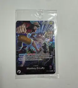 Monkey.D.Luffy PSA Magazine Promo OP05-060 One Piece Foil Card (SEALED) - Image 1