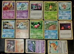 Lot Of 13 Vintage Pokemon Cards MP - HP 2007 - 2012 - Image 1
