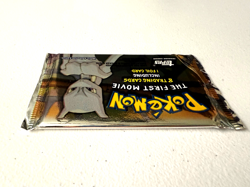 Topps Pokemon THE FIRST MOVIE Booster Pack 9 Cards Foil Black Logo New & Sealed - Image 5